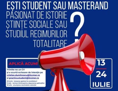 Apel la candidaturi: Practică de specialitate în domeniul științelor umaniste și sociale pentru studenți și masteranzi